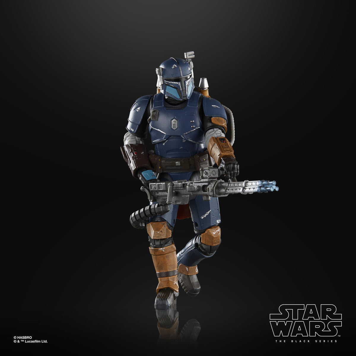 Paz Vizsla display-ready on a Star Wars shelf setup