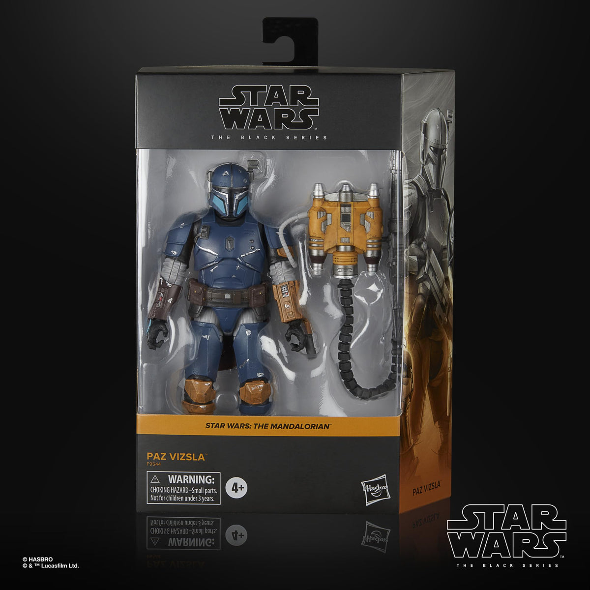 STAR WARS Paz Vizsla figure with premium articulation for dynamic poses