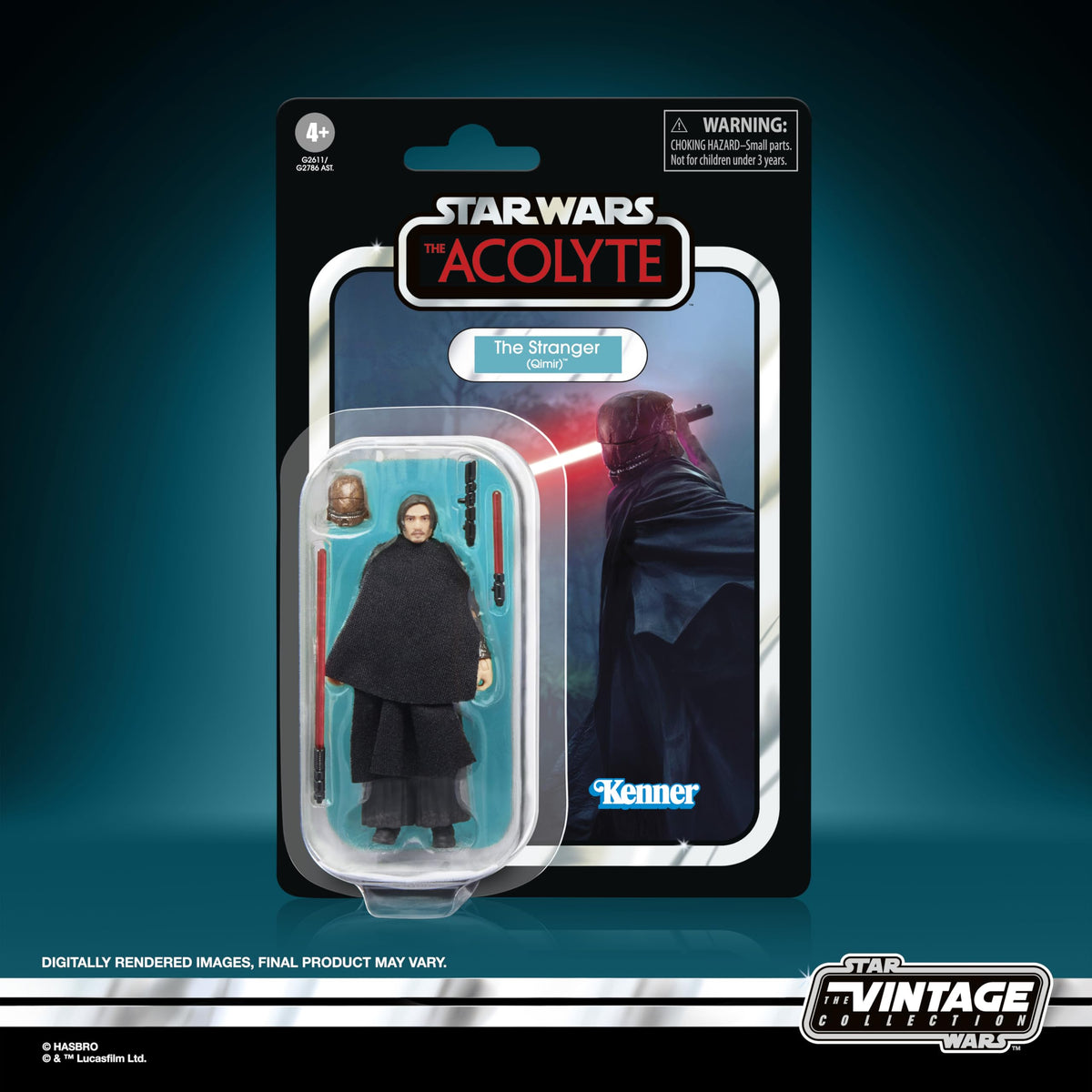 Star Wars The Stranger Qimir with soft goods cape for premium display