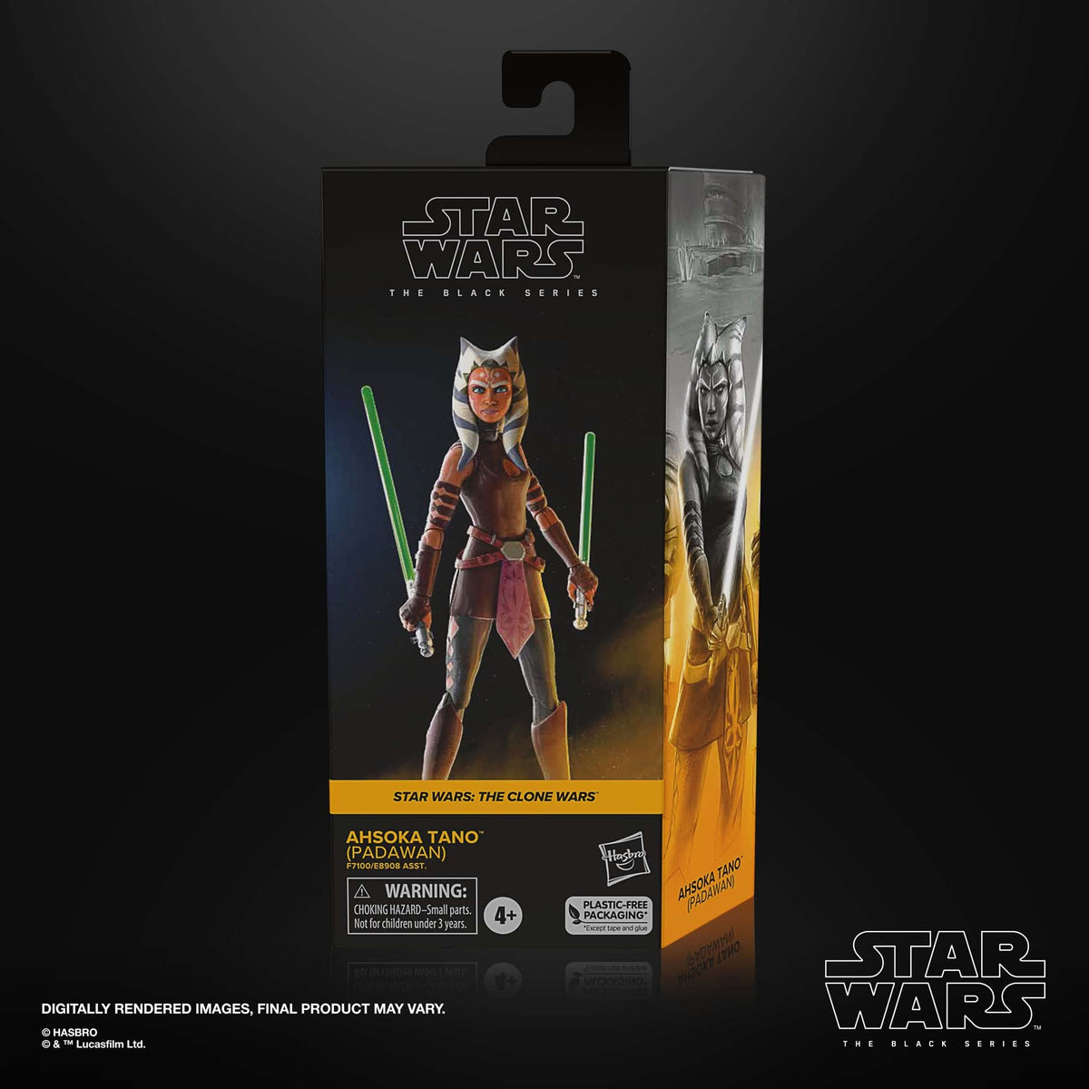 STAR WARS The Black Series Ahsoka Tano Padawan figure—full articulation for action poses.