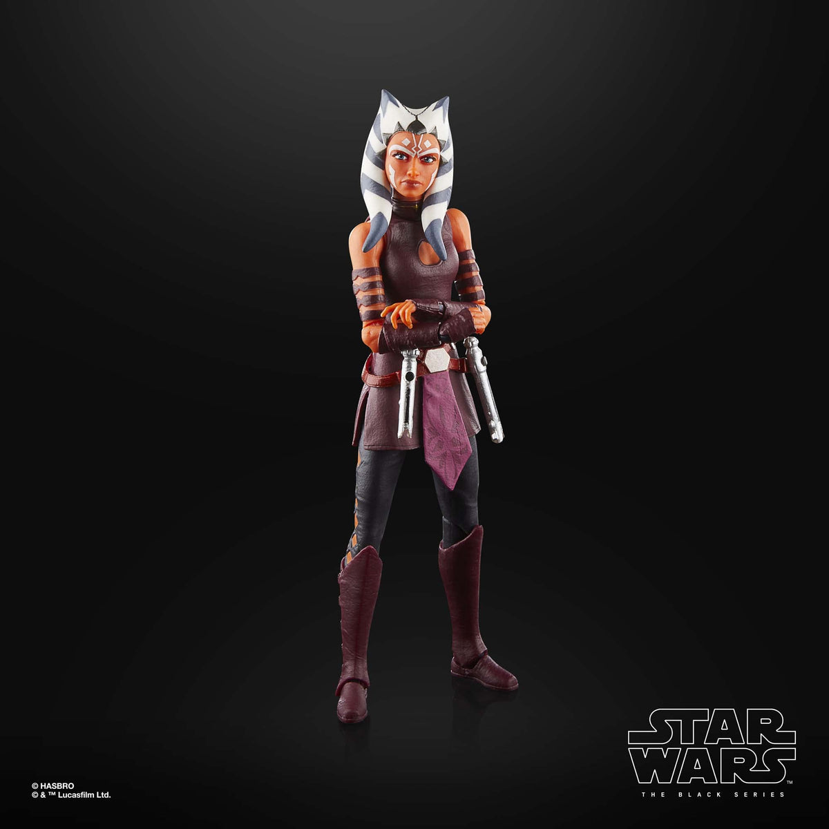 STAR WARS The Black Series Ahsoka Tano Padawan figure—two signature lightsabers included.