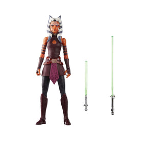 STAR WARS The Black Series Ahsoka Tano Padawan figure—poseable head for dynamic display.