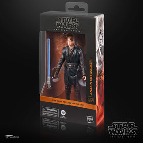 STAR WARS The Black Series Anakin Skywalker dynamic pose figure for action-ready scenes.