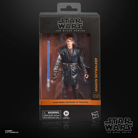 STAR WARS The Black Series Anakin Skywalker Episode III artwork on figure.