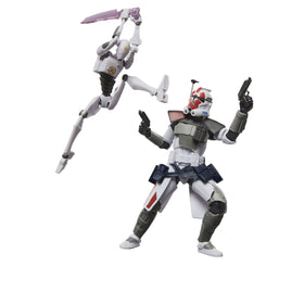 Star Wars The Black Series ARC Trooper Infiltrator figure with premium articulation for dynamic posing.