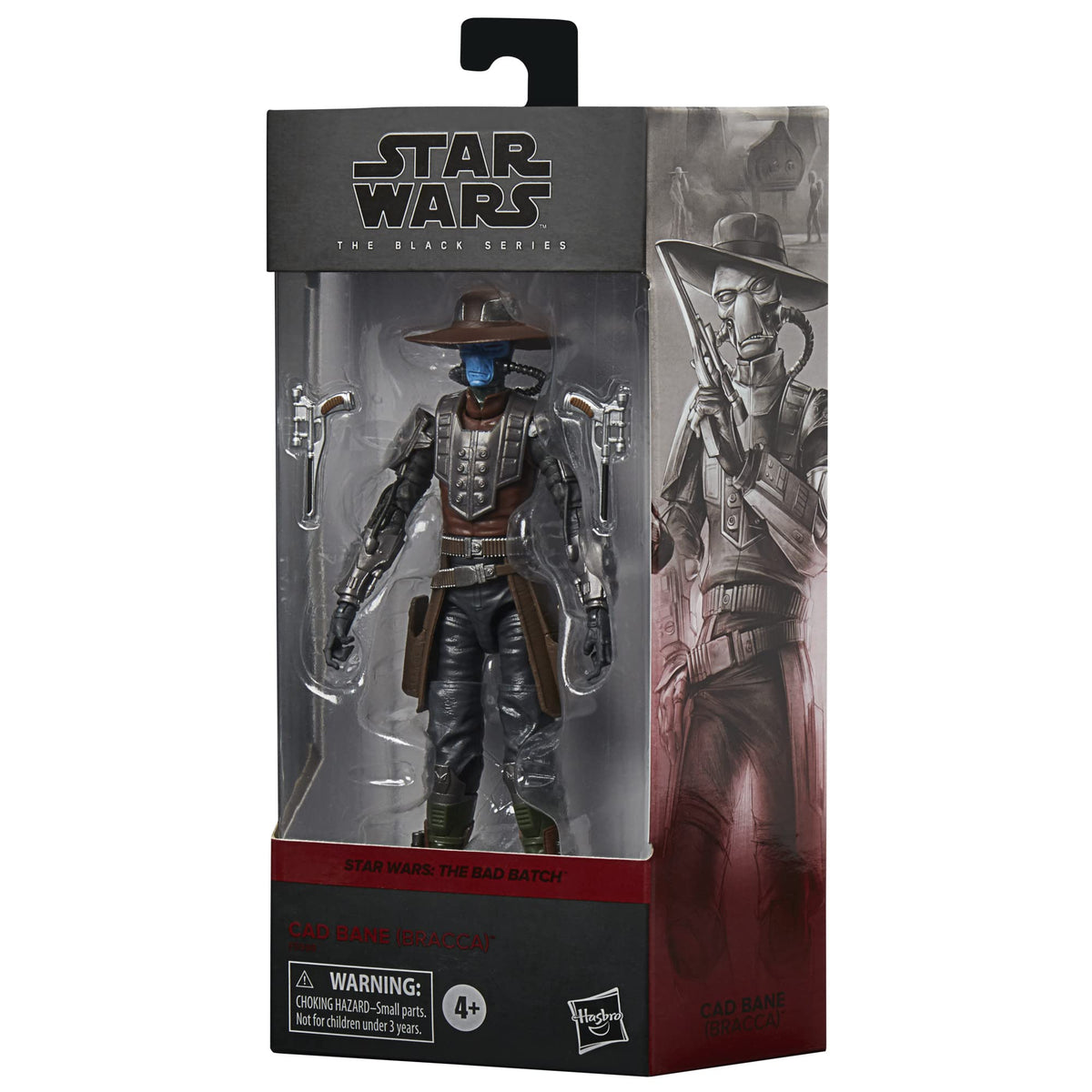 STAR WARS Cad Bane Bracca figure showing articulation for dynamic posing.