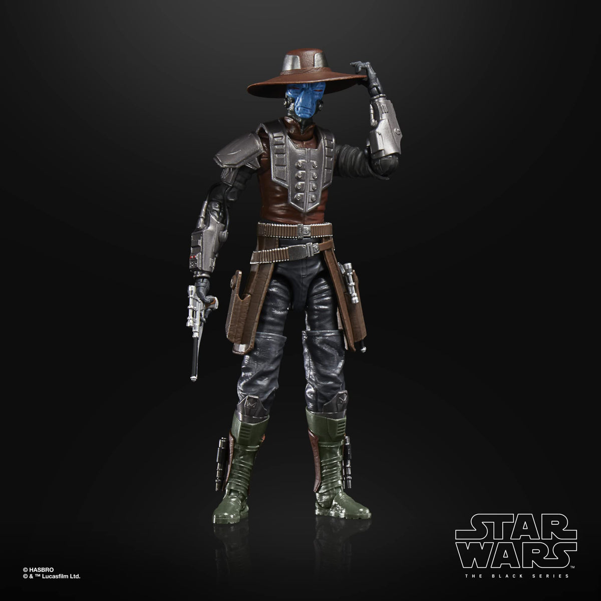 STAR WARS Cad Bane Bracca side profile reveals intricate detail.