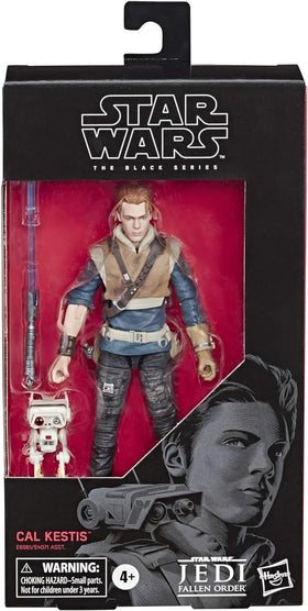 STAR WARS The Black Series Cal Kestis front view with premium articulation for dynamic posing
