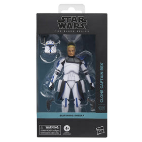 STAR WARS Clone Captain Rex helmet accessory included for authentic display.