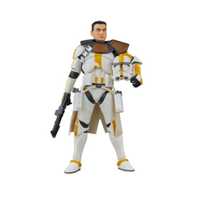STAR WARS The Black Series Clone Lieutenant Galle figure front view for display