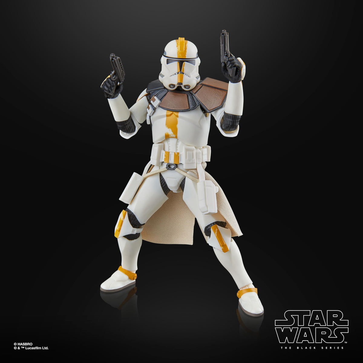 STAR WARS The Black Series Clone Lieutenant Galle packaging art on shelf