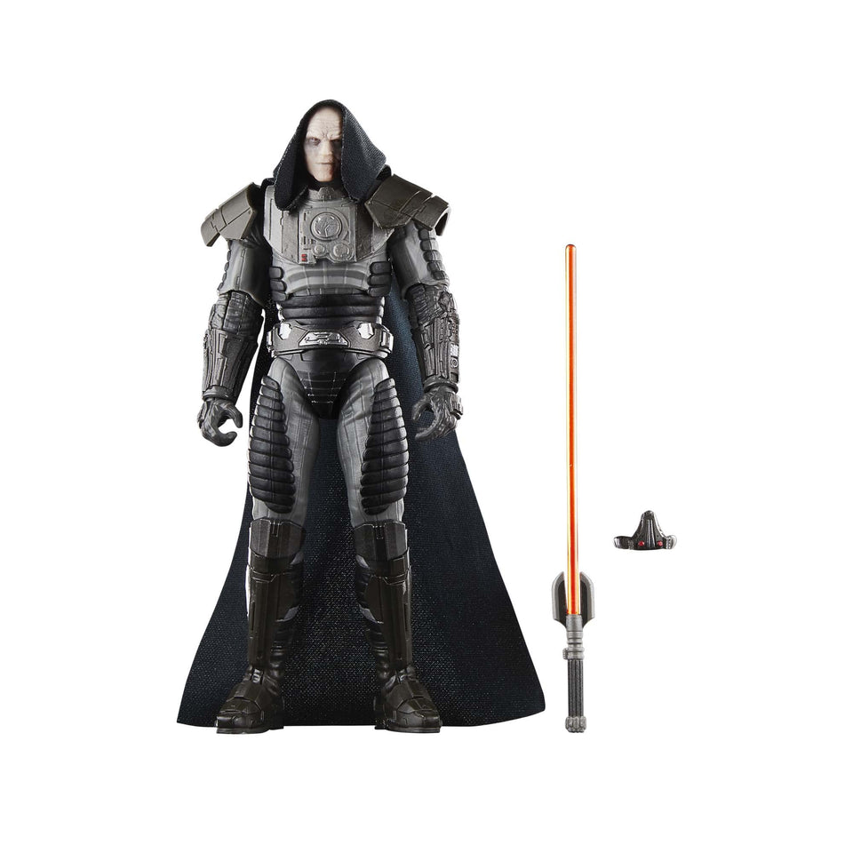 STAR WARS The Black Series Darth Malgus figure front view for display and collection