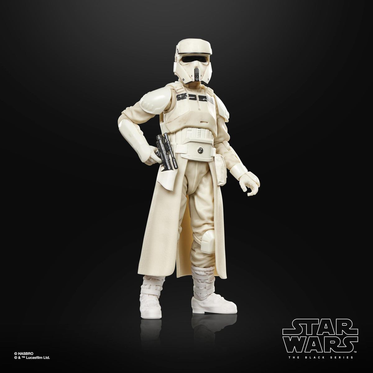 STAR WARS Black Series AT-RT Driver blaster accessory for action-ready scenes.