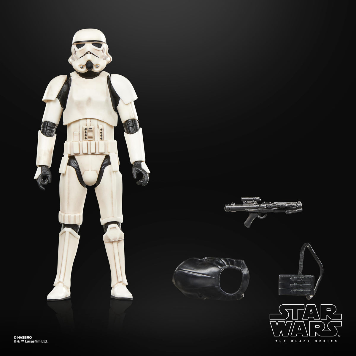 STAR WARS Imperial Remnant Stormtrooper display-ready pose for collectors.
