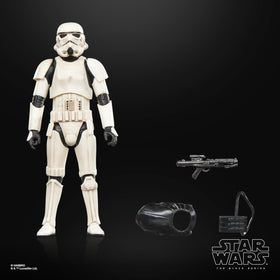 STAR WARS Imperial Remnant Stormtrooper display-ready pose for collectors.