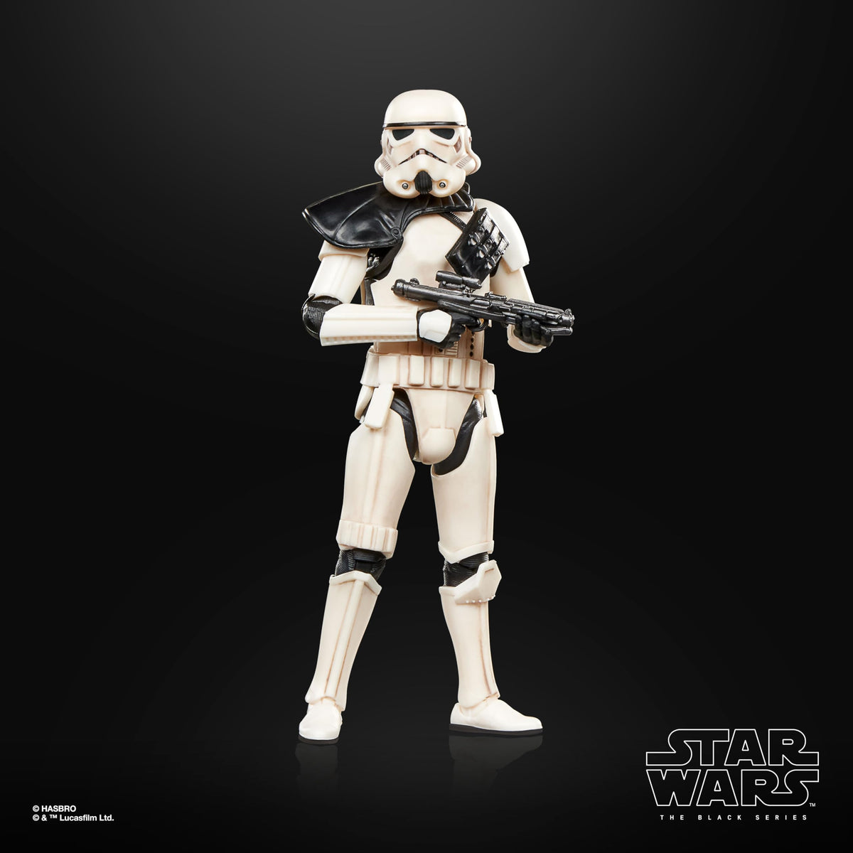 STAR WARS Imperial Remnant Stormtrooper window box packaging showcases on display.