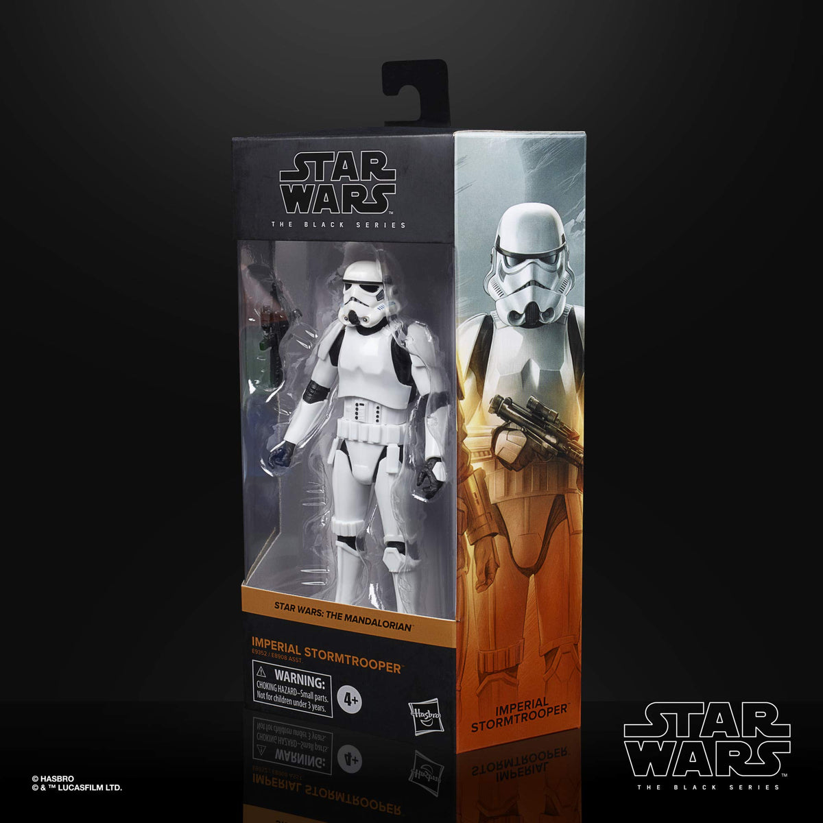 STAR WARS The Black Series Imperial Stormtrooper view from the side for display planning