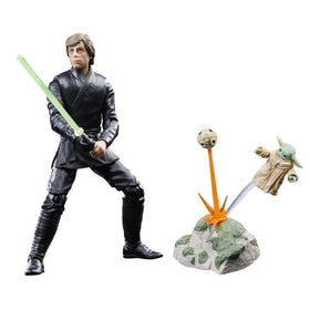 STAR WARS The Black Series Luke Skywalker & Grogu 2-pack poseable figures for display