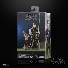 STAR WARS The Black Series Luke Skywalker & Grogu 6-inch figures with premium articulation
