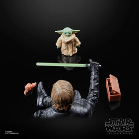 STAR WARS The Black Series Luke Skywalker & Grogu collectible display for fans