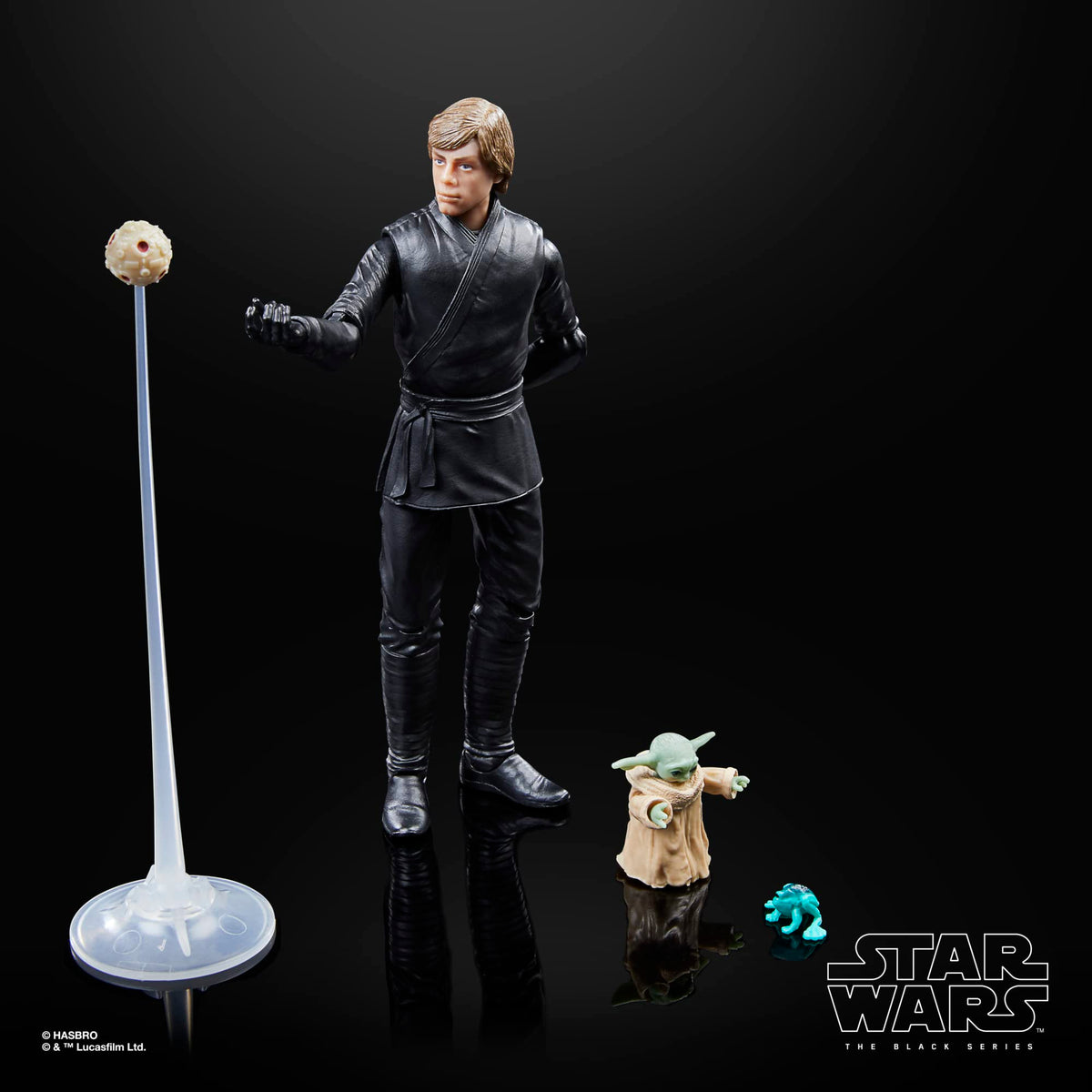 STAR WARS The Black Series Luke Skywalker & Grogu lightsaber accessory for dynamic poses