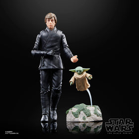 STAR WARS The Black Series Luke Skywalker & Grogu premium deco adds realism to displays