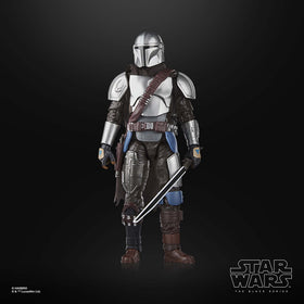 STAR WARS The Black Series Mandalorian Glavis Ringworld armor detail highlights textured deco.