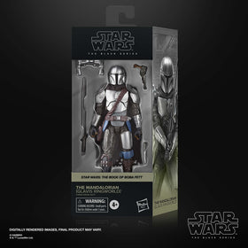 STAR WARS The Black Series Mandalorian Glavis Ringworld figure with Darksaber accessory for dynamic poses.