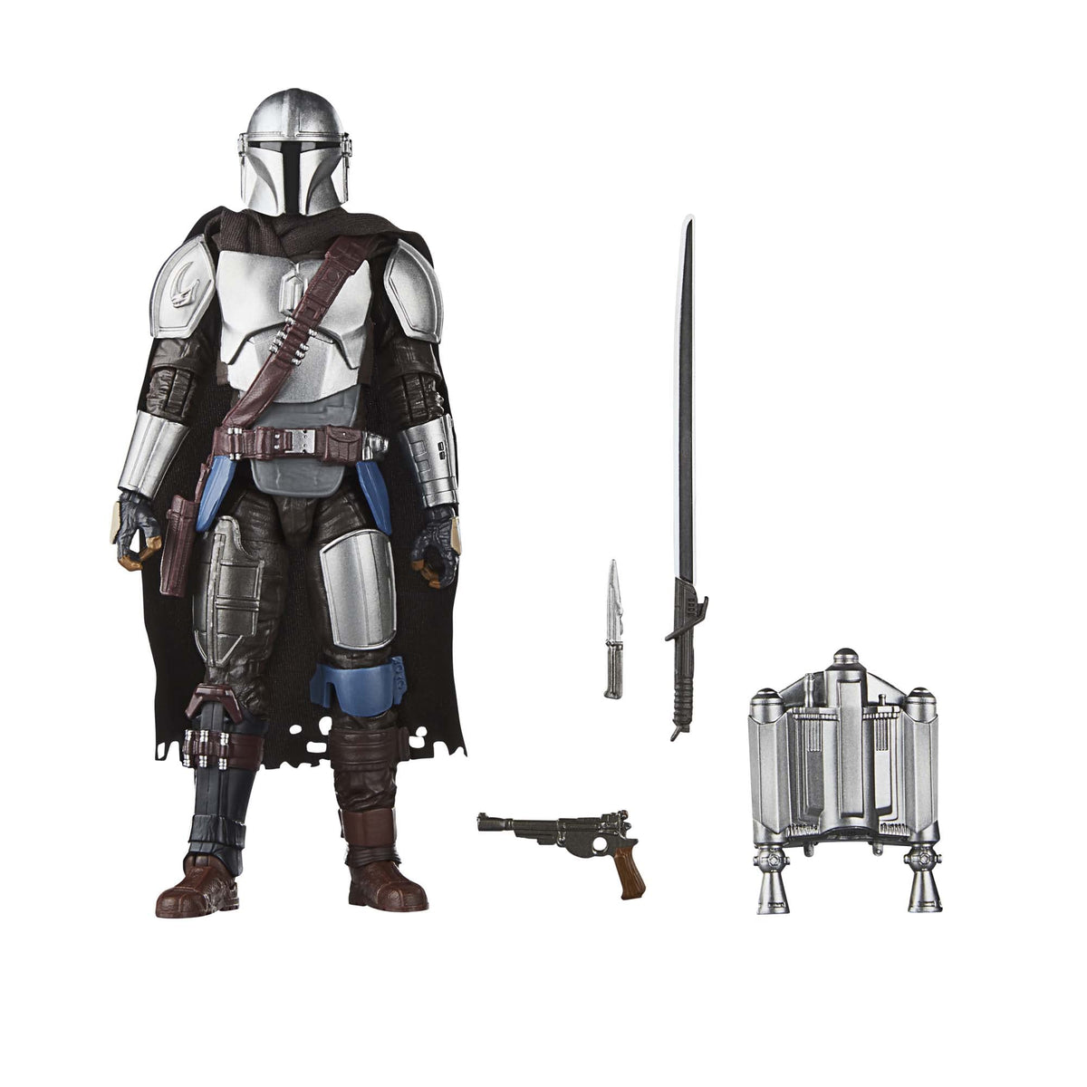 STAR WARS The Black Series Mandalorian Glavis Ringworld figure showcases premium detail for display.