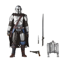 STAR WARS The Black Series Mandalorian Glavis Ringworld figure showcases premium detail for display.