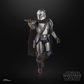STAR WARS The Black Series Mandalorian Glavis Ringworld pose display ready for shelves.