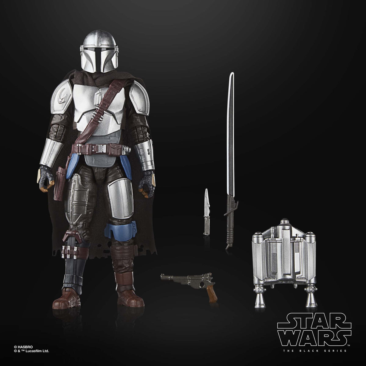 STAR WARS The Black Series Mandalorian Glavis Ringworld premium deco boosts display appeal.