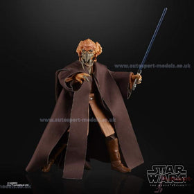 STAR WARS The Black Series Plo Koon detail sculpt highlighting robes and textures.