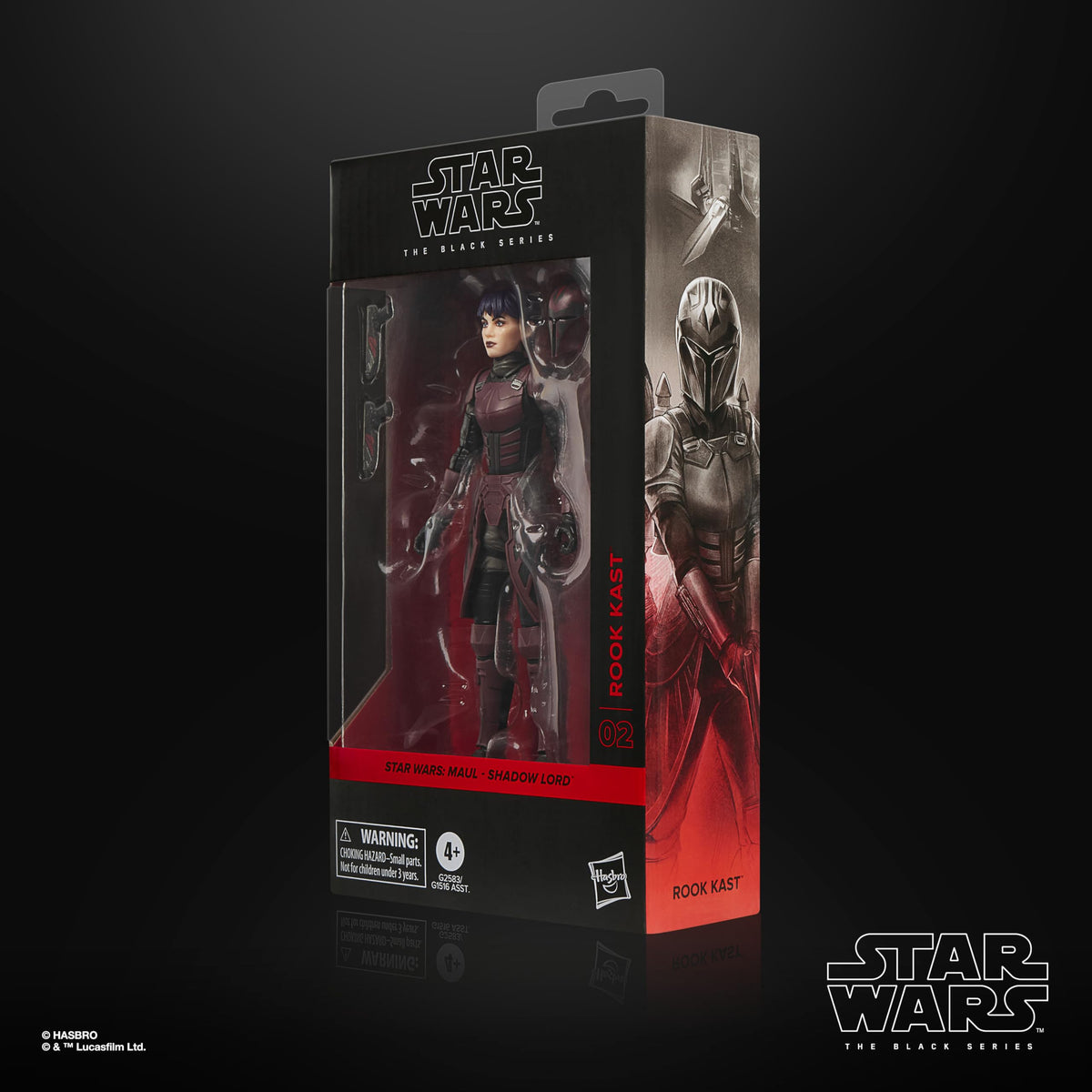 STAR WARS The Black Series Rook Kast 6-inch figure ideal for display shelving.