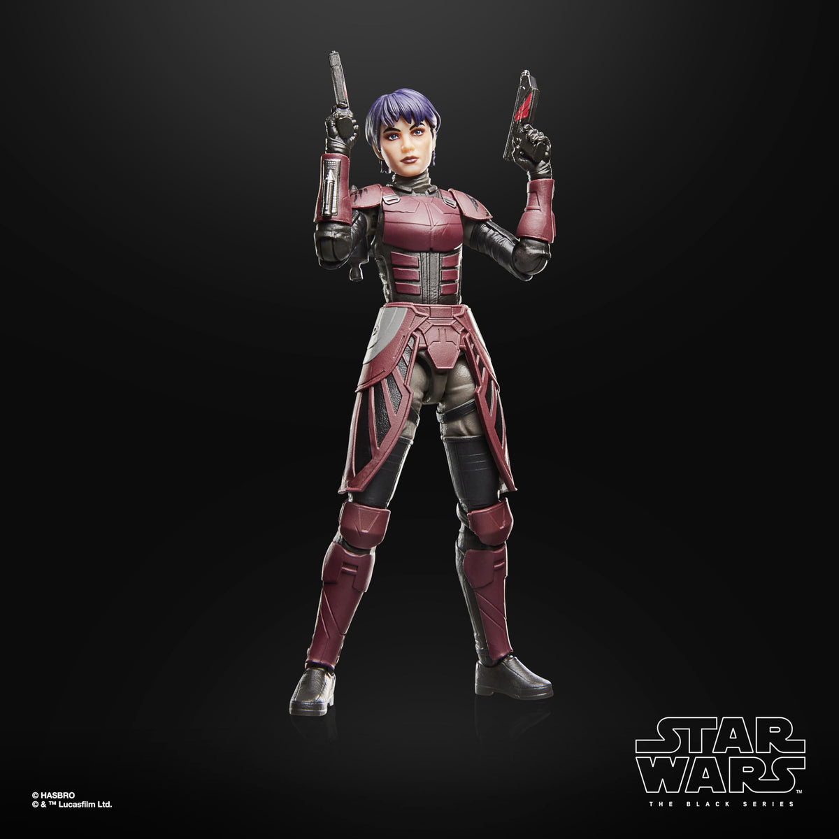 STAR WARS The Black Series Rook Kast jetpack accessory enhances action poses.