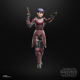 STAR WARS The Black Series Rook Kast removable helmet for versatile display options.