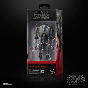 STAR WARS The Black Series Super Battle Droid articulation points enable dynamic posing