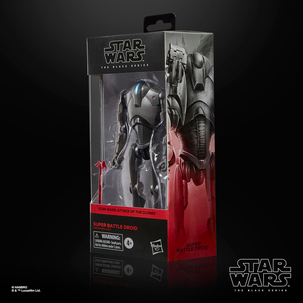 STAR WARS The Black Series Super Battle Droid cannon detail adds realistic battle readiness