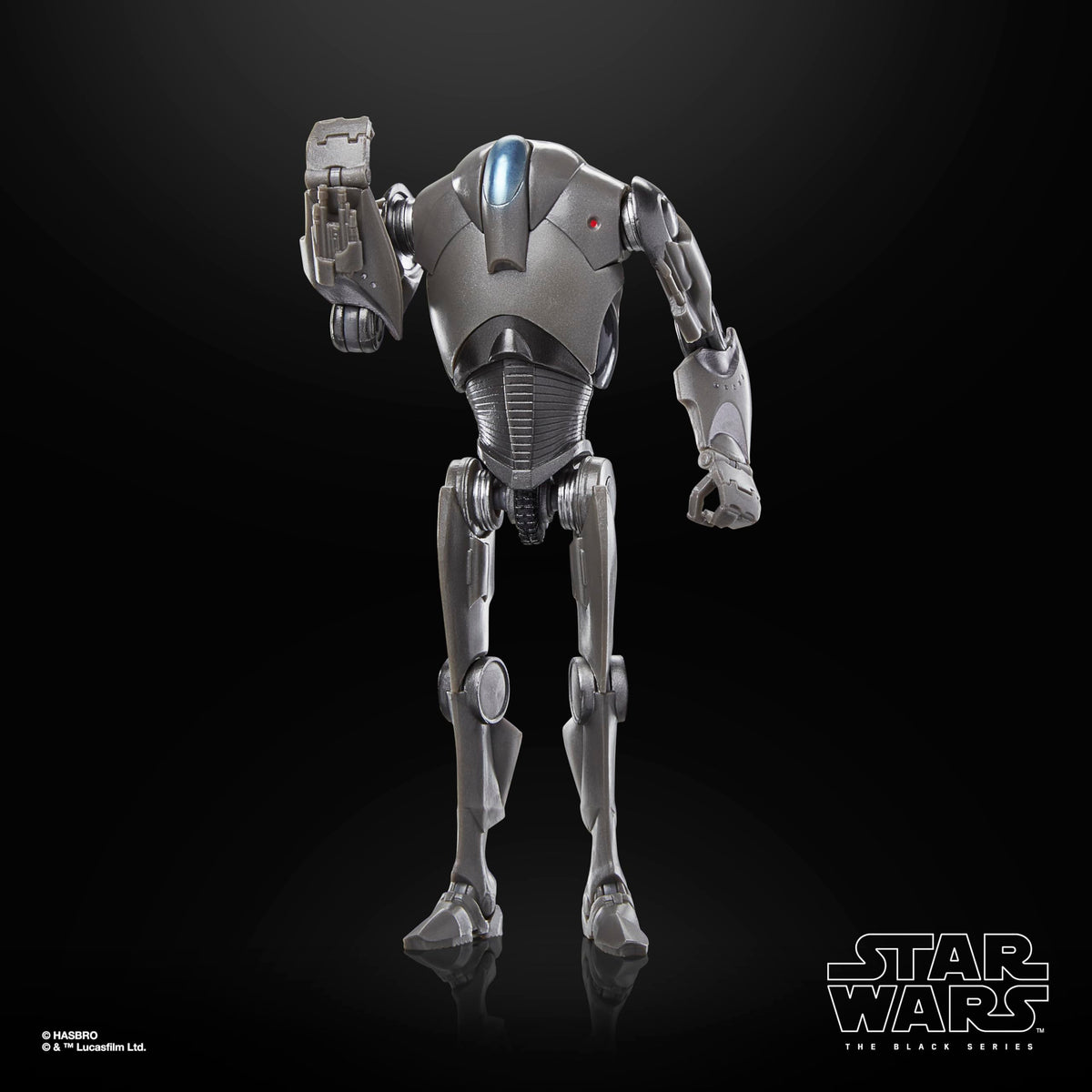 STAR WARS The Black Series Super Battle Droid textured finish highlights rugged visual appeal