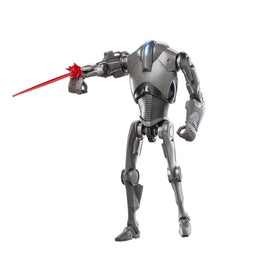 STAR WARS The Black Series Super Battle Droid front view for display-ready fidelity