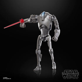STAR WARS The Black Series Super Battle Droid scale with other droids for dioramas