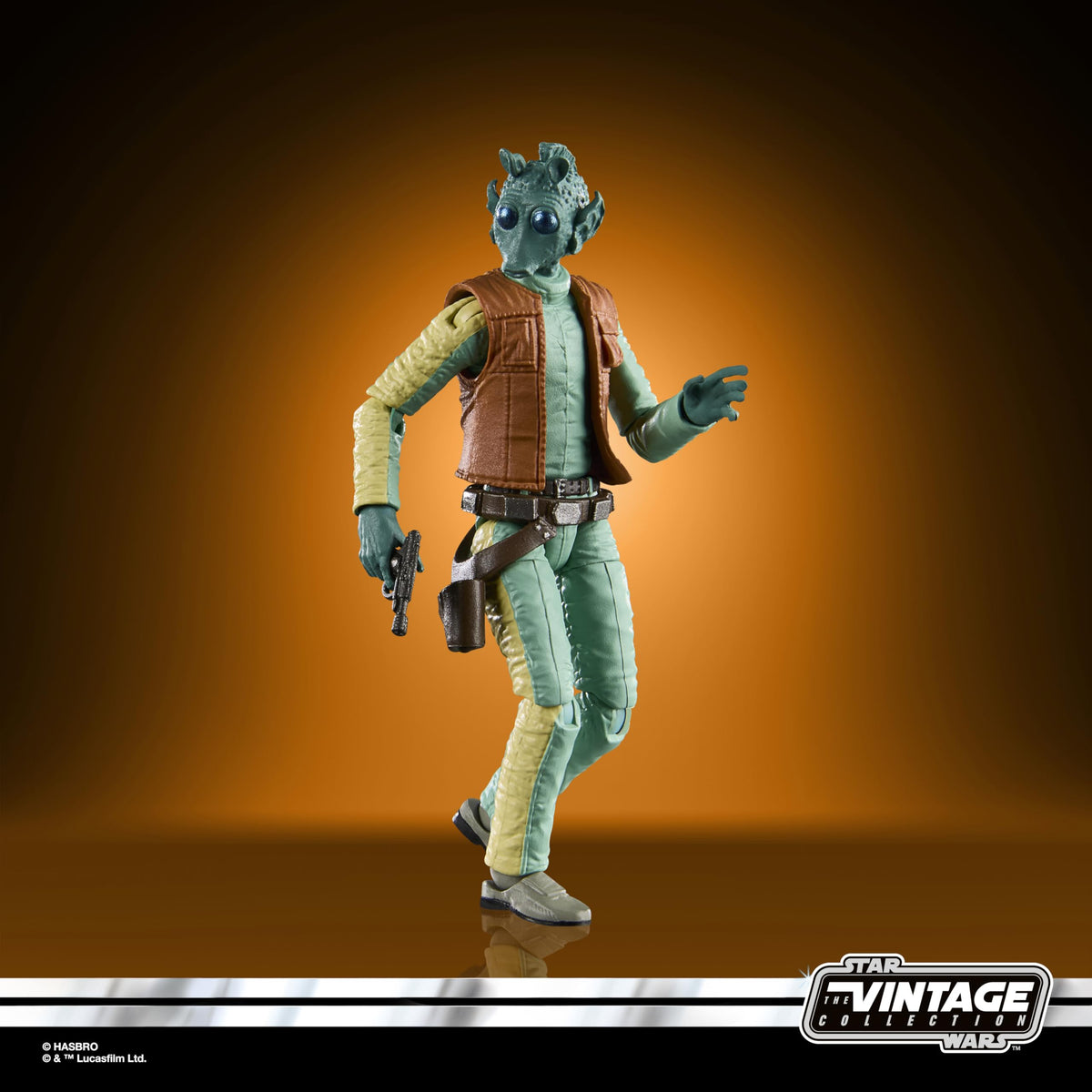 STAR WARS Vintage Collection Greedo packaging highlighting premium deco for collectors