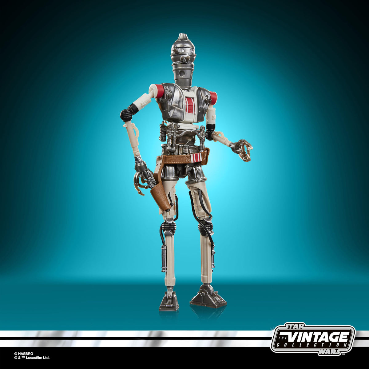 STAR WARS IG-11 articulation enables dynamic display poses.