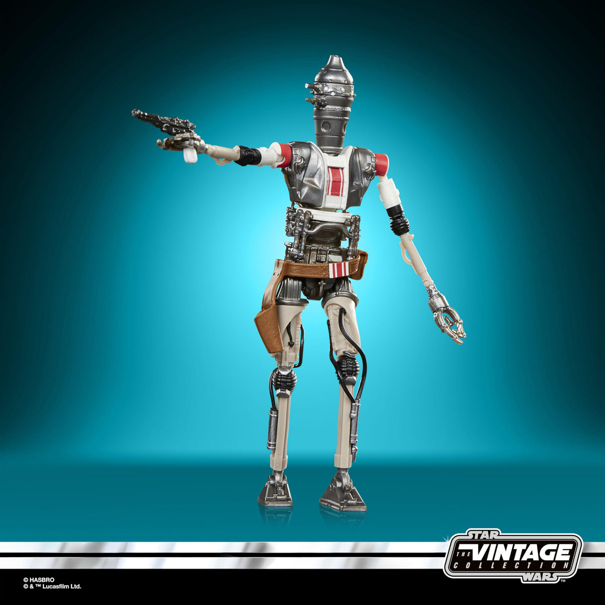 STAR WARS IG-11 with other figures complements Mandalorian displays.