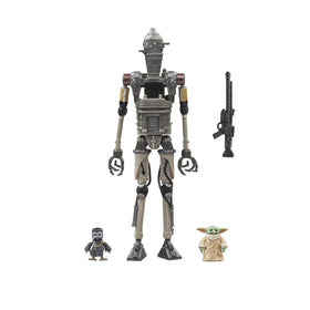Star Wars Vintage Collection IG-12 Grogu Anzellan 3-pack front view ideal for collectors