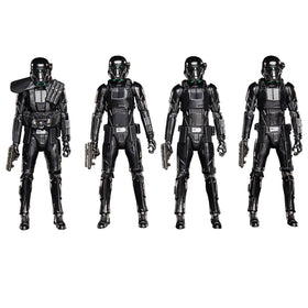 STAR WARS Vintage Collection Imperial Death Trooper armor detail highlights the dark gleam.
