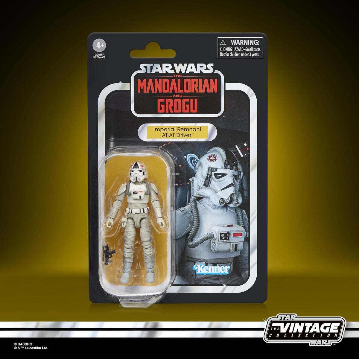 STAR WARS Vintage Collection AT-AT Driver deco detail highlighting sculpt and finish.
