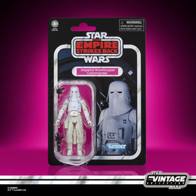 Star Wars Vintage Collection Imperial Snowtrooper Commander deco detail for authentic look.