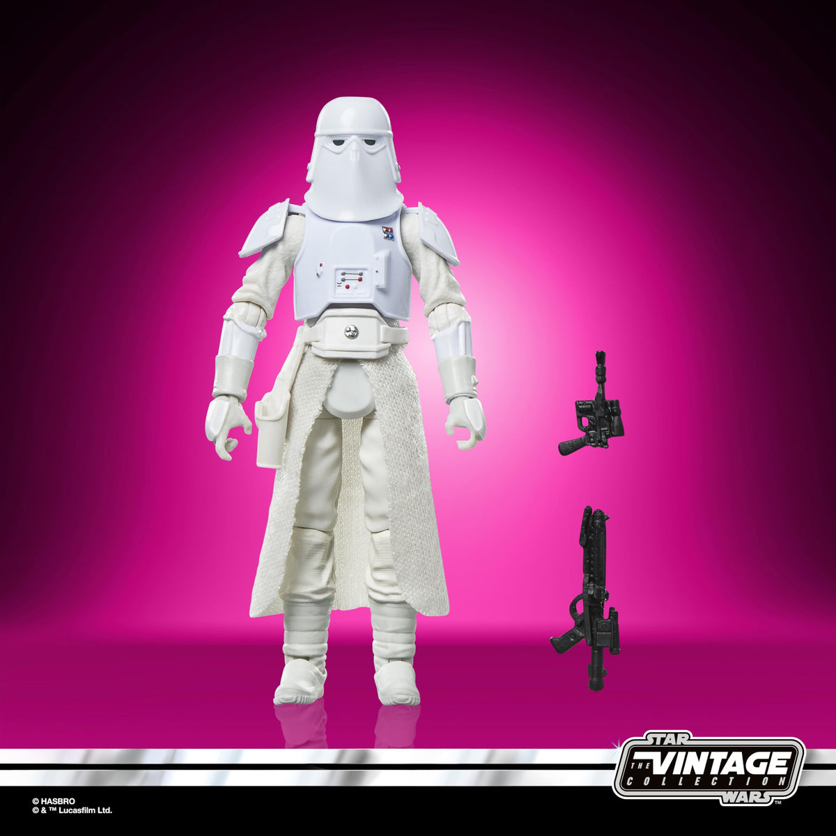 Star Wars Vintage Collection Imperial Snowtrooper Commander premium packaging and presentation.