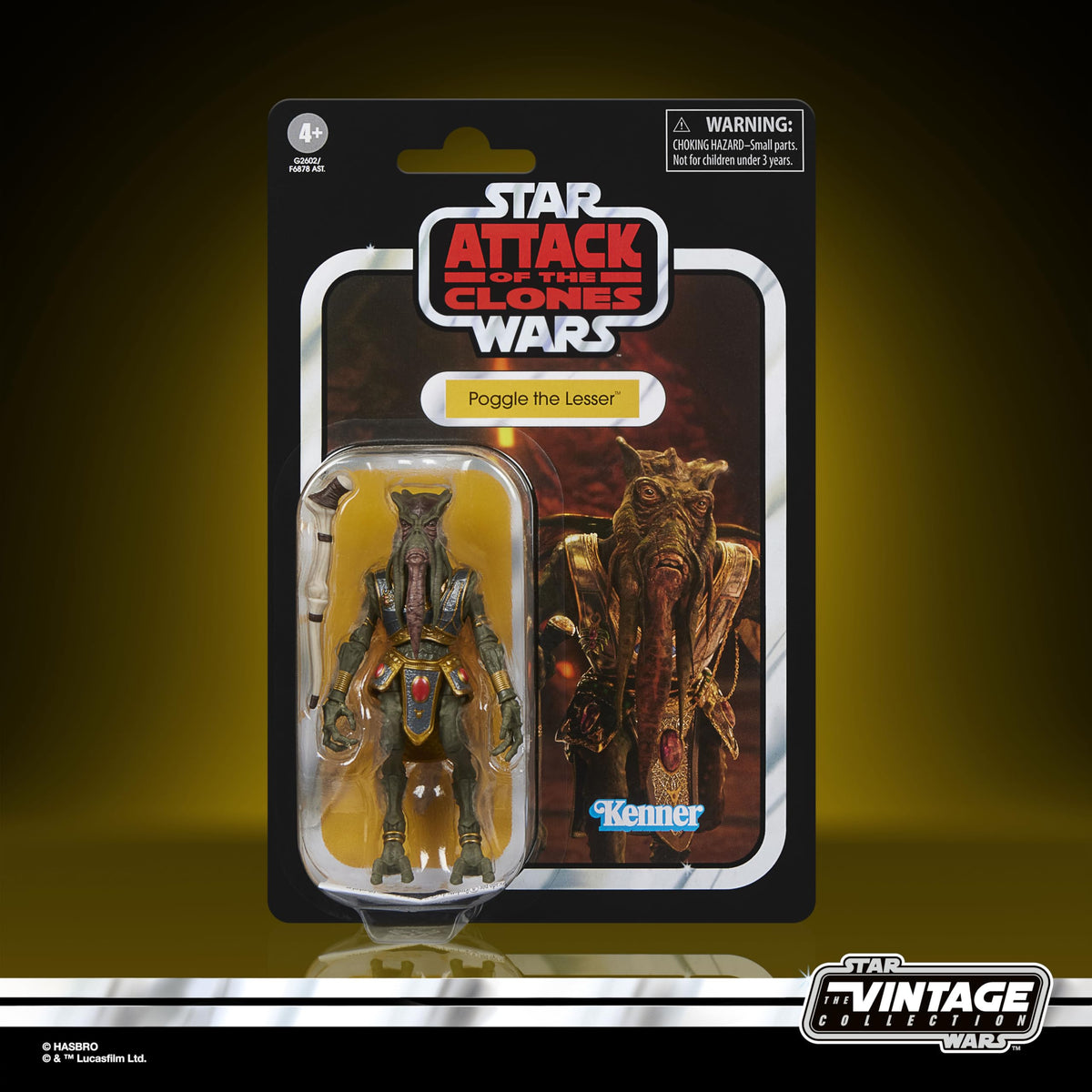STAR WARS Vintage Collection Poggle the Lesser articulation pose for dynamic displays
